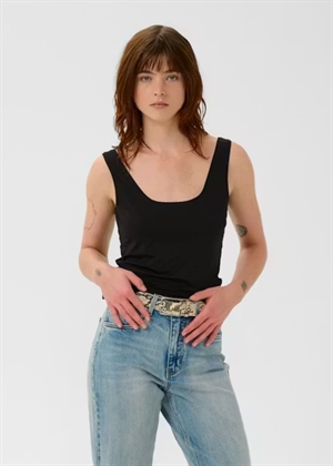 Mida tank top Sort Gestuz 